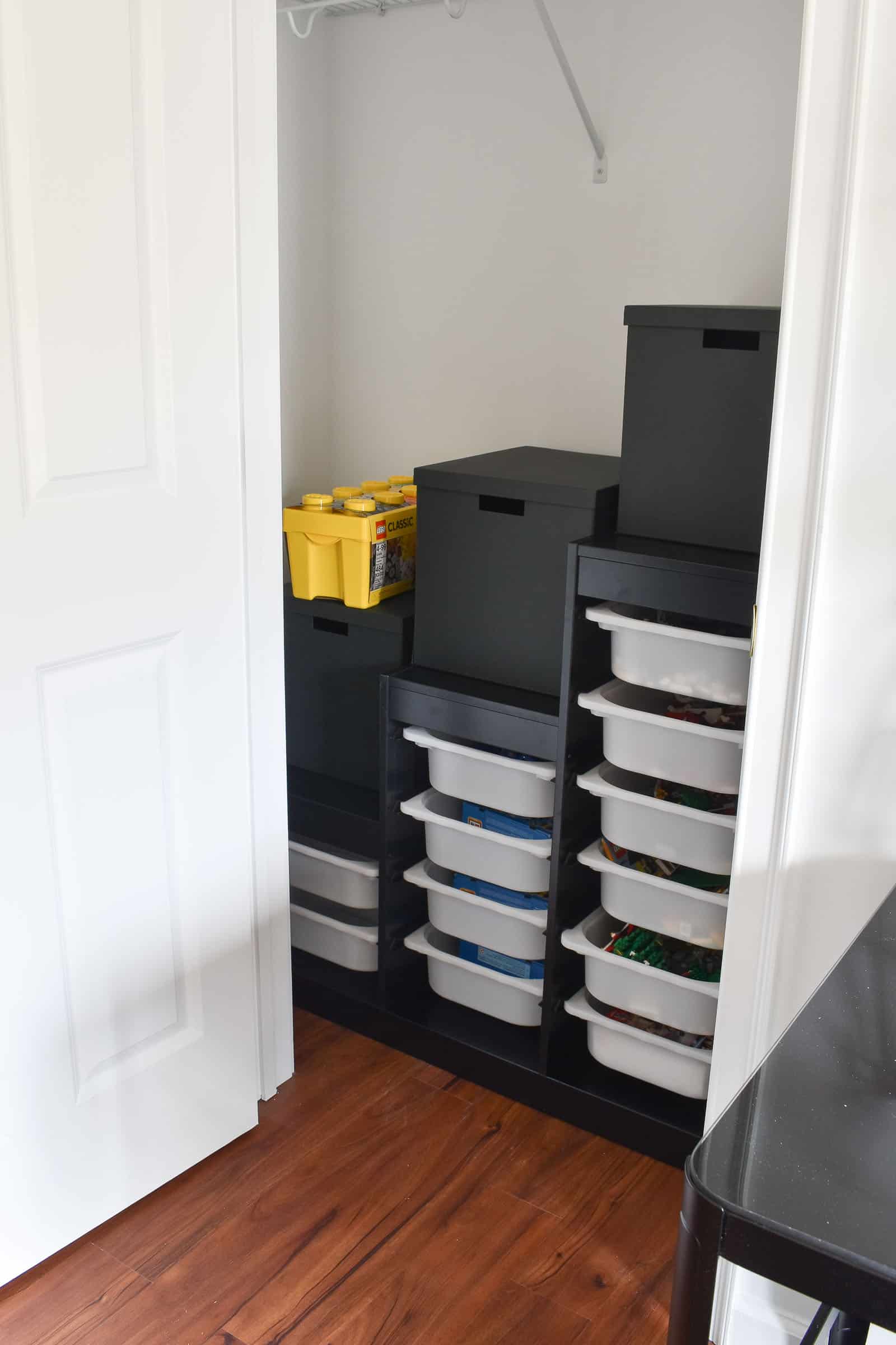 lego closet in boys bedroom