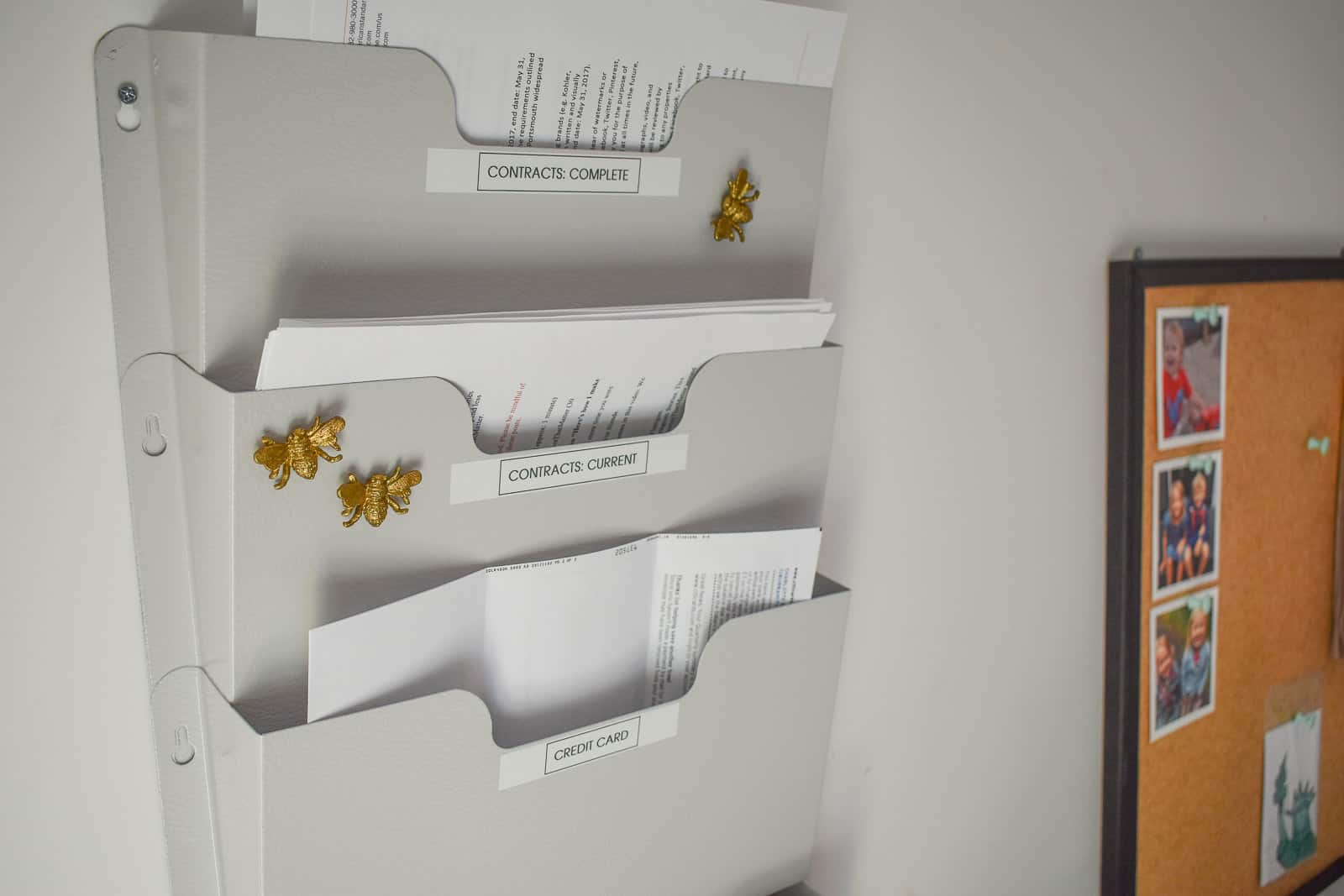 wall organizers for papers and files
