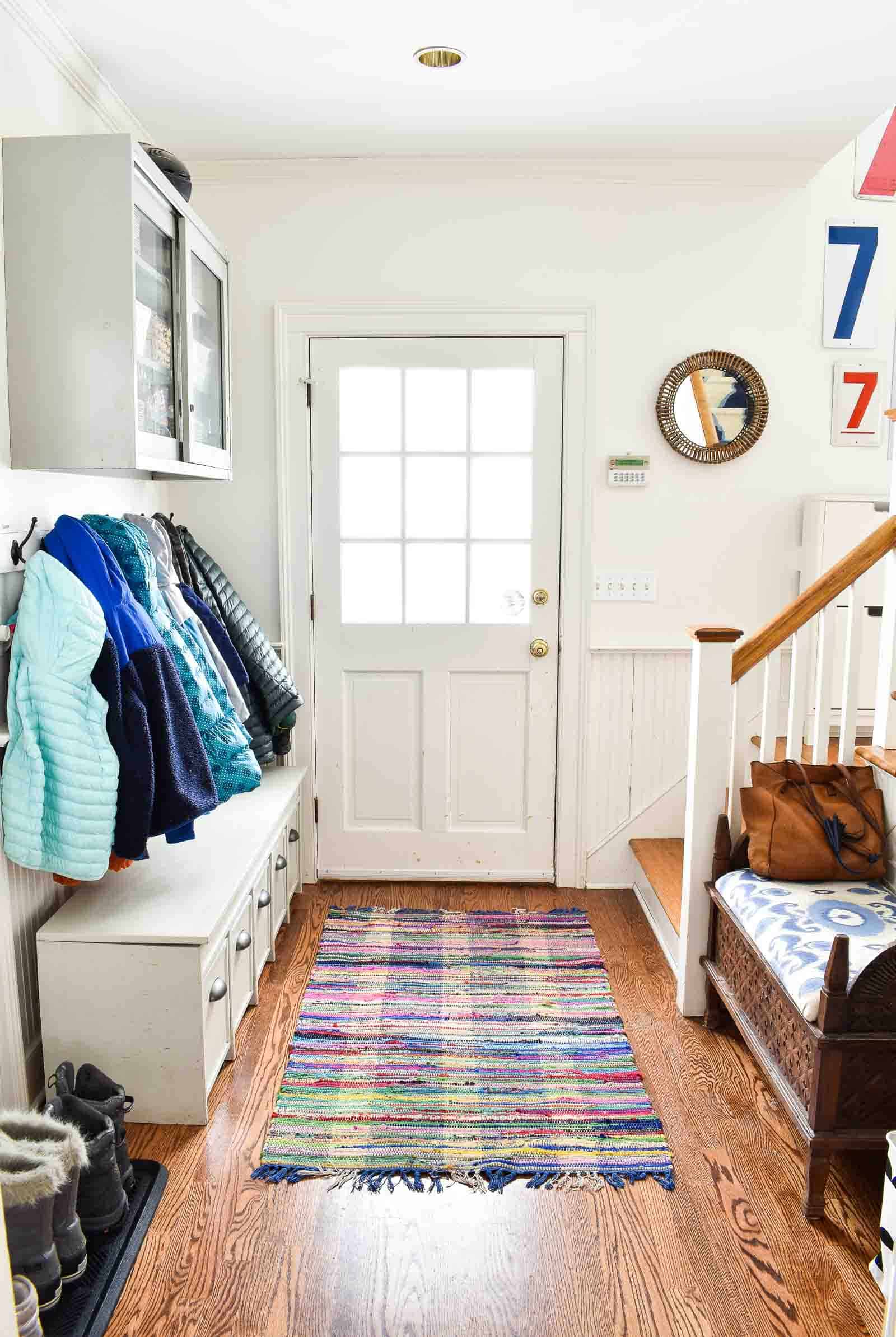 DIY Canvas Mudroom Storage Bags - At Charlotte's House