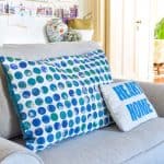 make your own stamped fabric