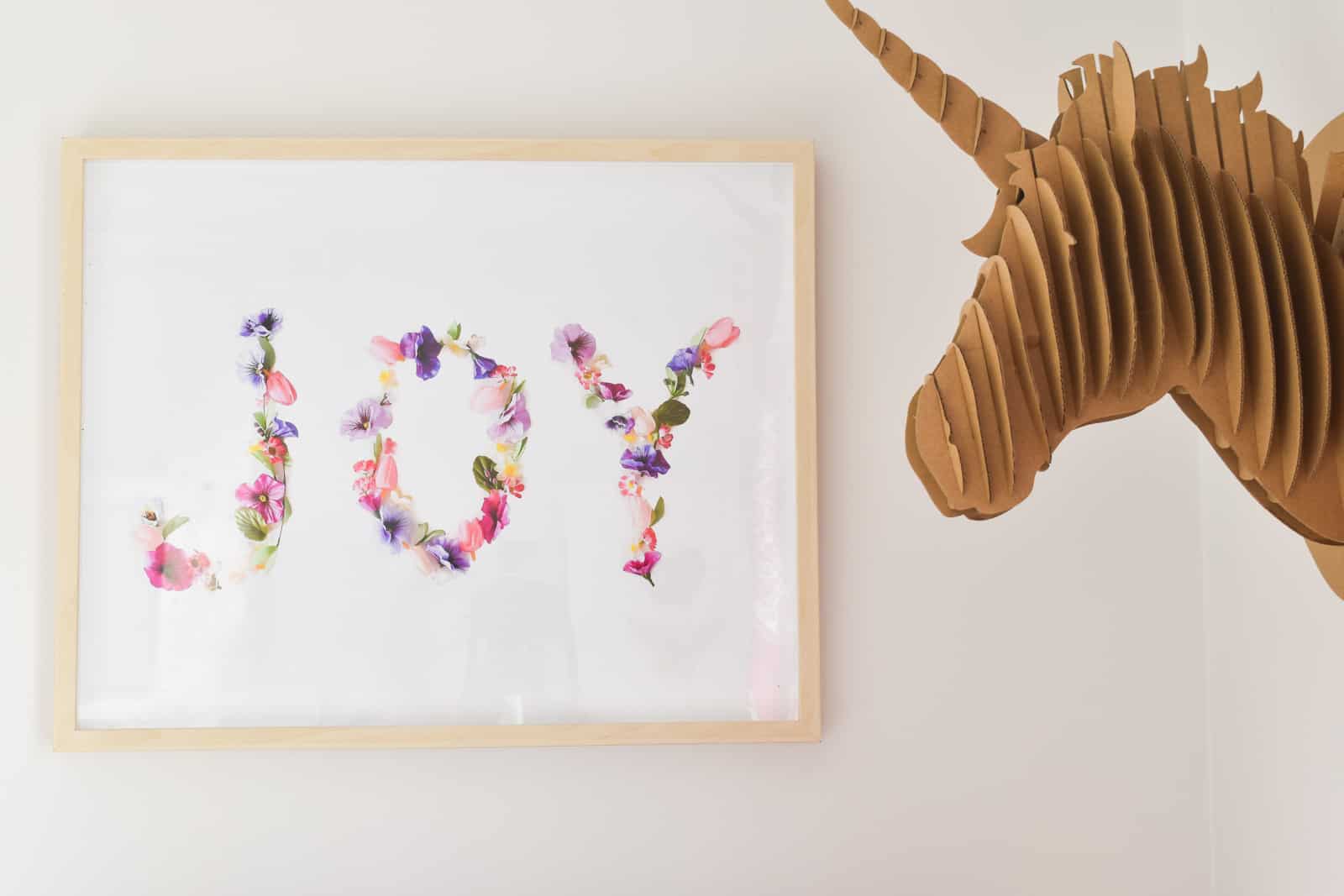 floral word art