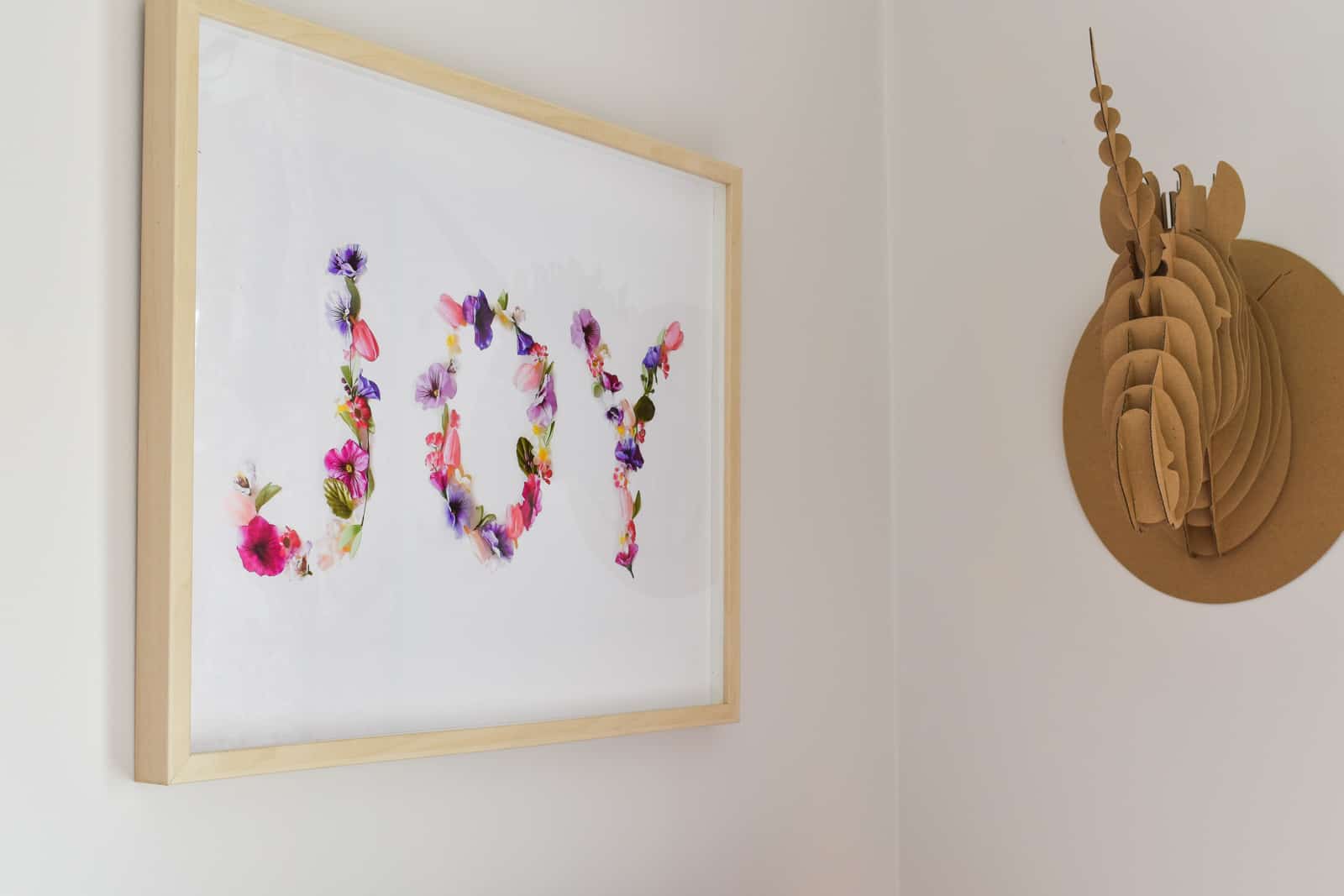 floral word art