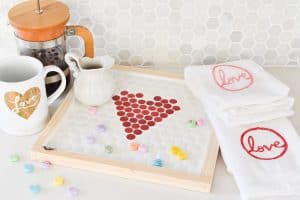 Sweet Valentine’s Tiled Tray