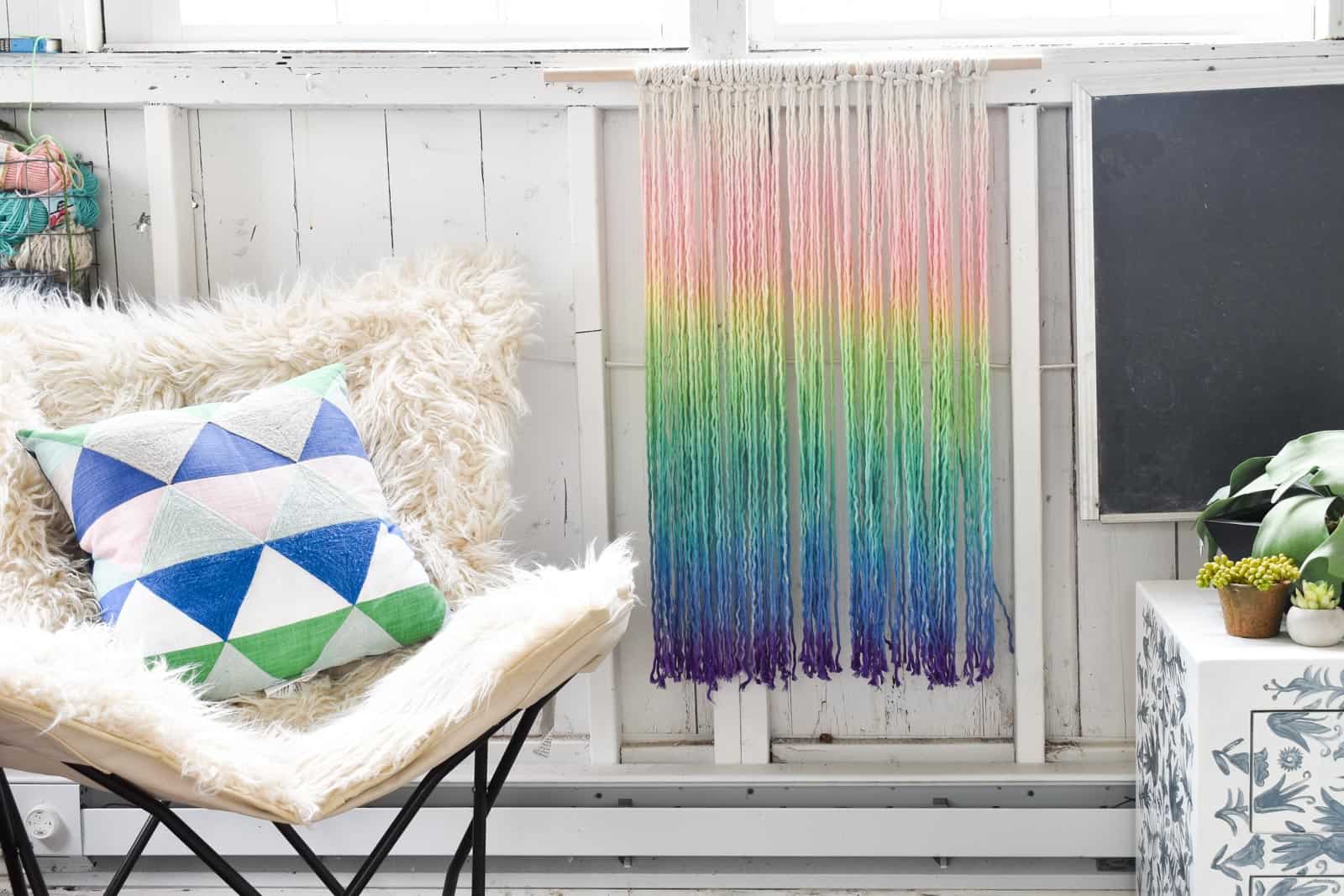 Dip dye wall hanging new arrivals