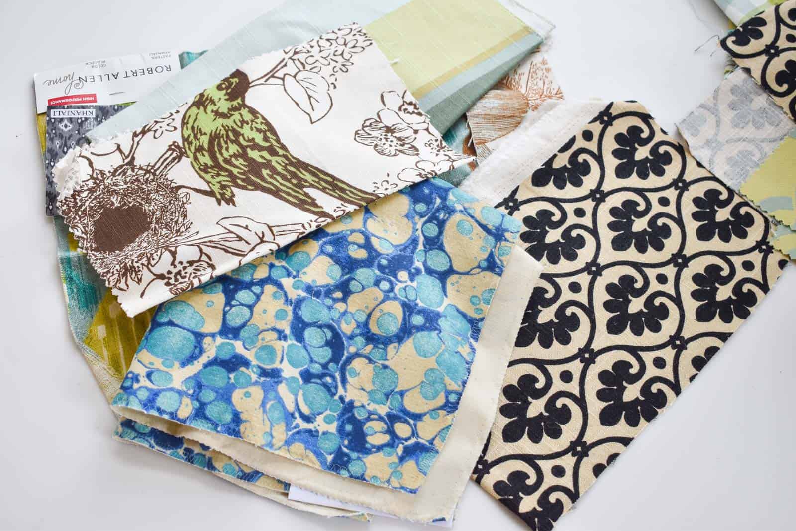 choosing fabric samples online