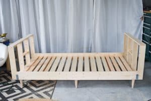 DIY Upholstered Daybed Frame