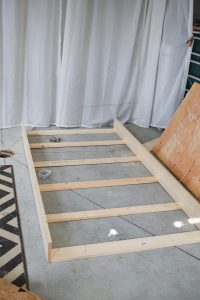 preliminary bed frame