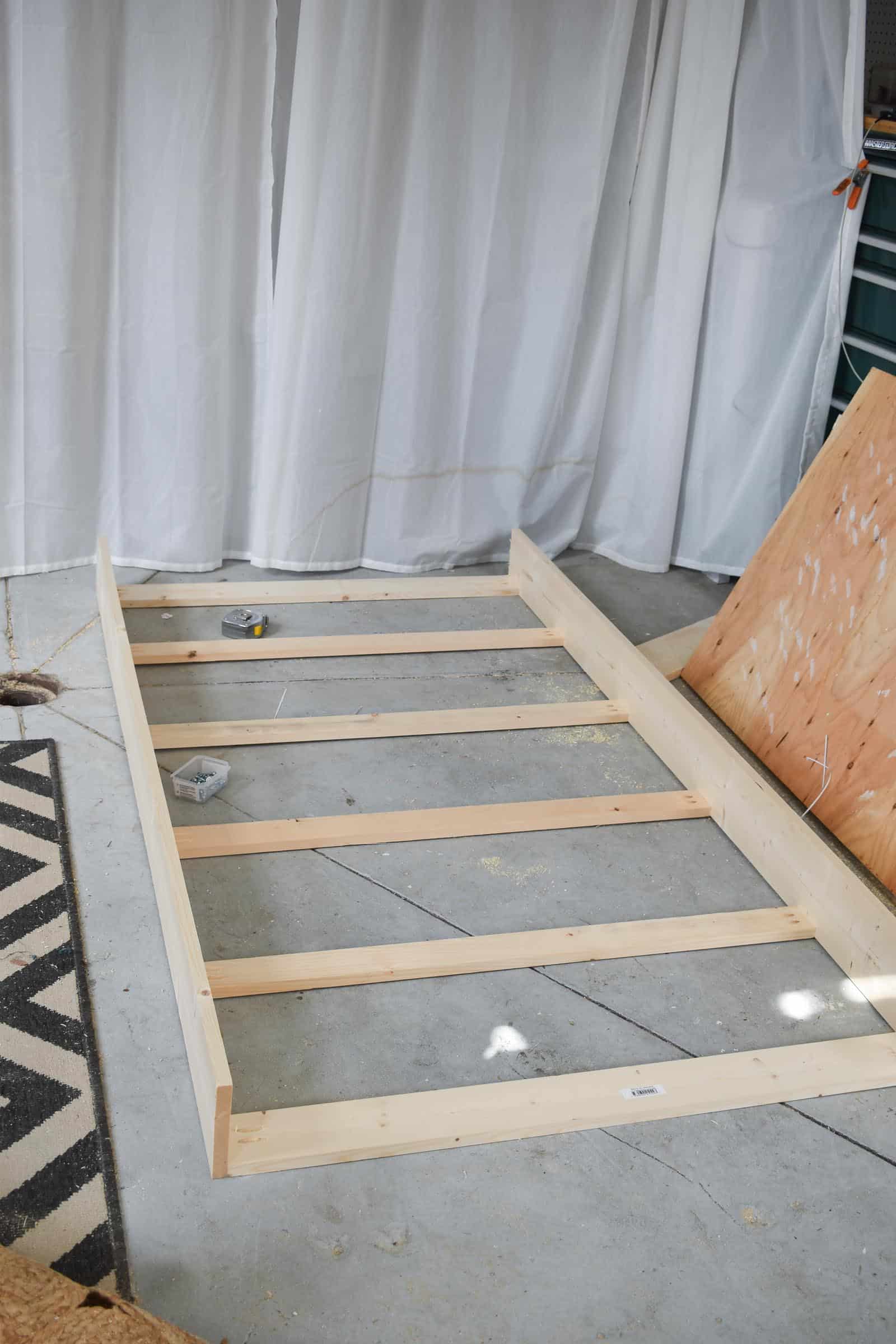 preliminary bed frame