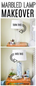 simple lamp makeover