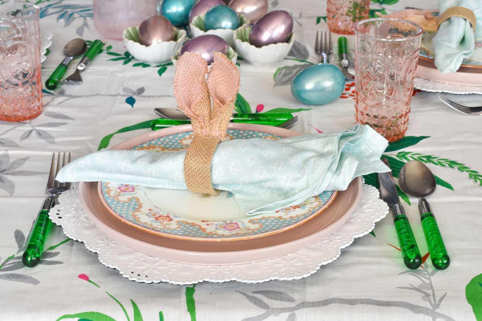 easter tablesetting