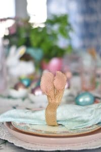easter bunny napkin ring