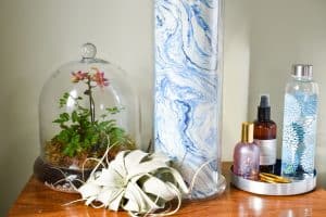 nightstand in master bedroom