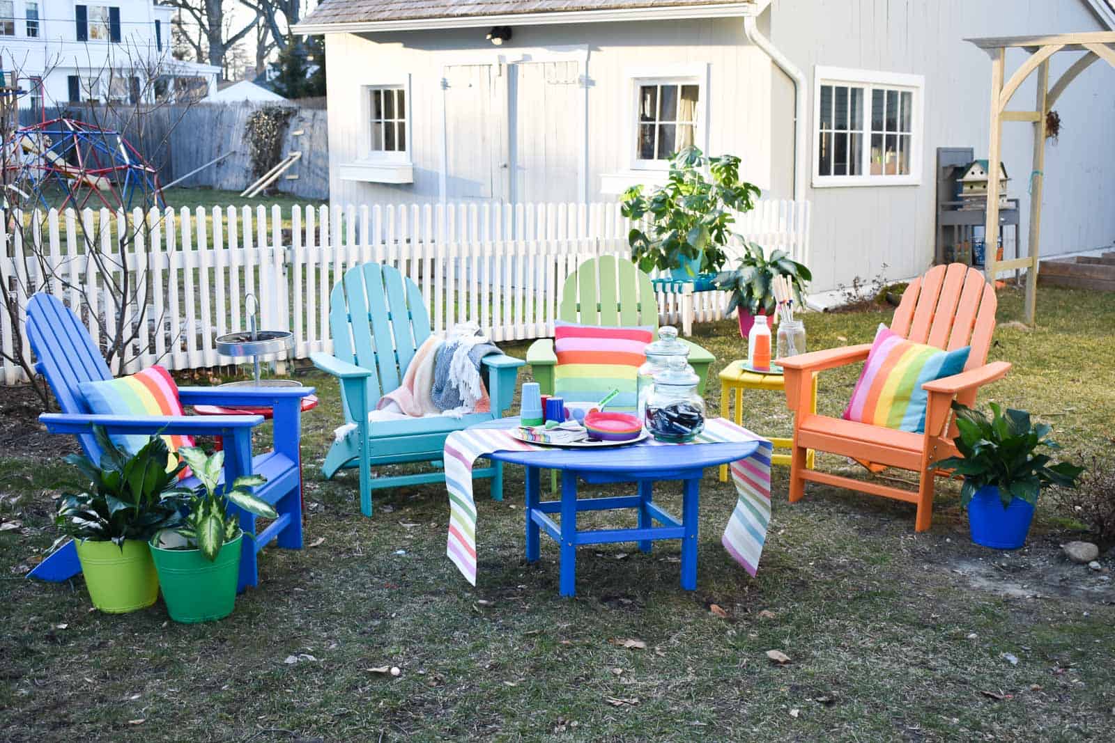 Rainbow Chairs S'mores Party-8 - At Charlotte's House