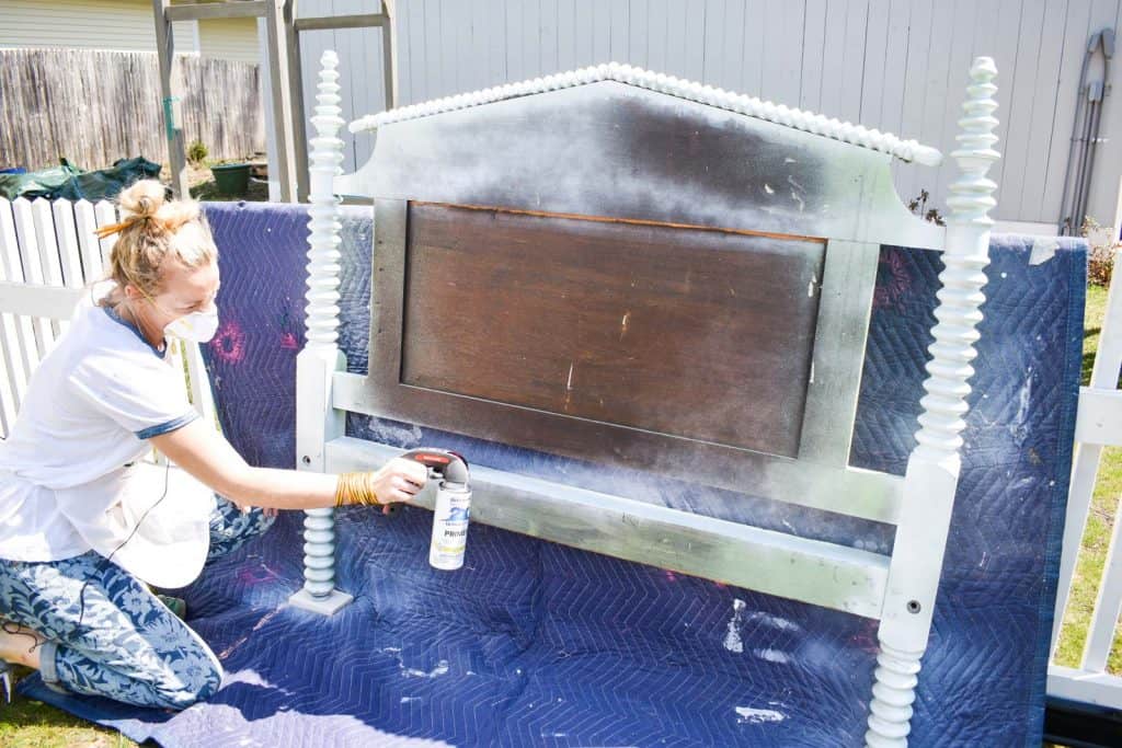 priming the headboard