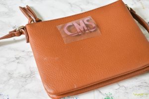 measure for monogram placement