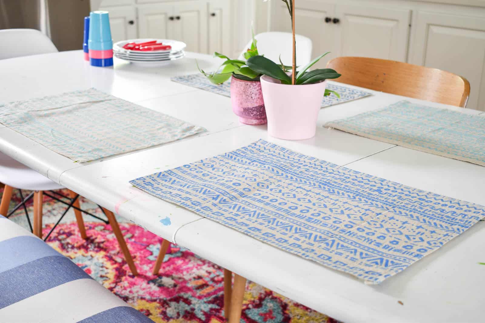 How To Make Mudcloth Placemats At Charlotte S House