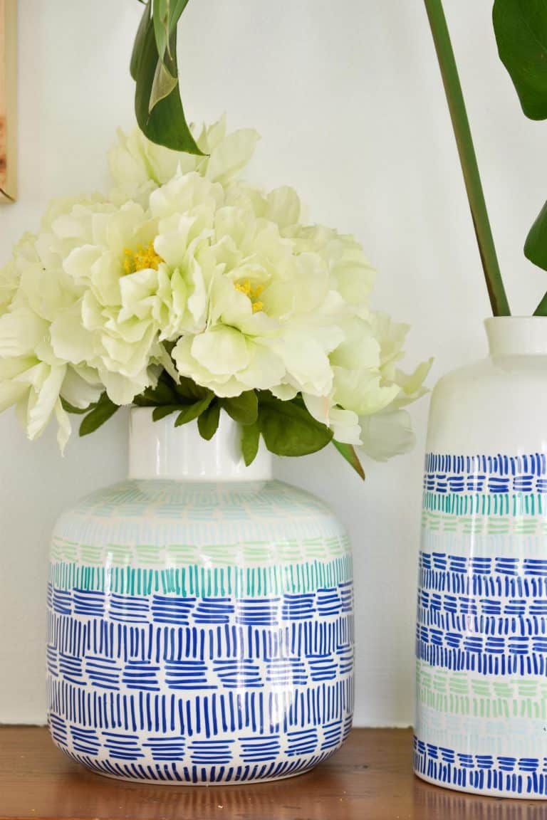 Graphic Ceramic Vase Tutorial At Charlotte's House