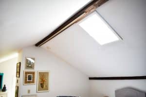 old track lighting in third floor