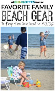 Our kid tested list of our favorite beach toys for the summer... see how we entertain ourselves for hours on the beach with this wagon full of fun!