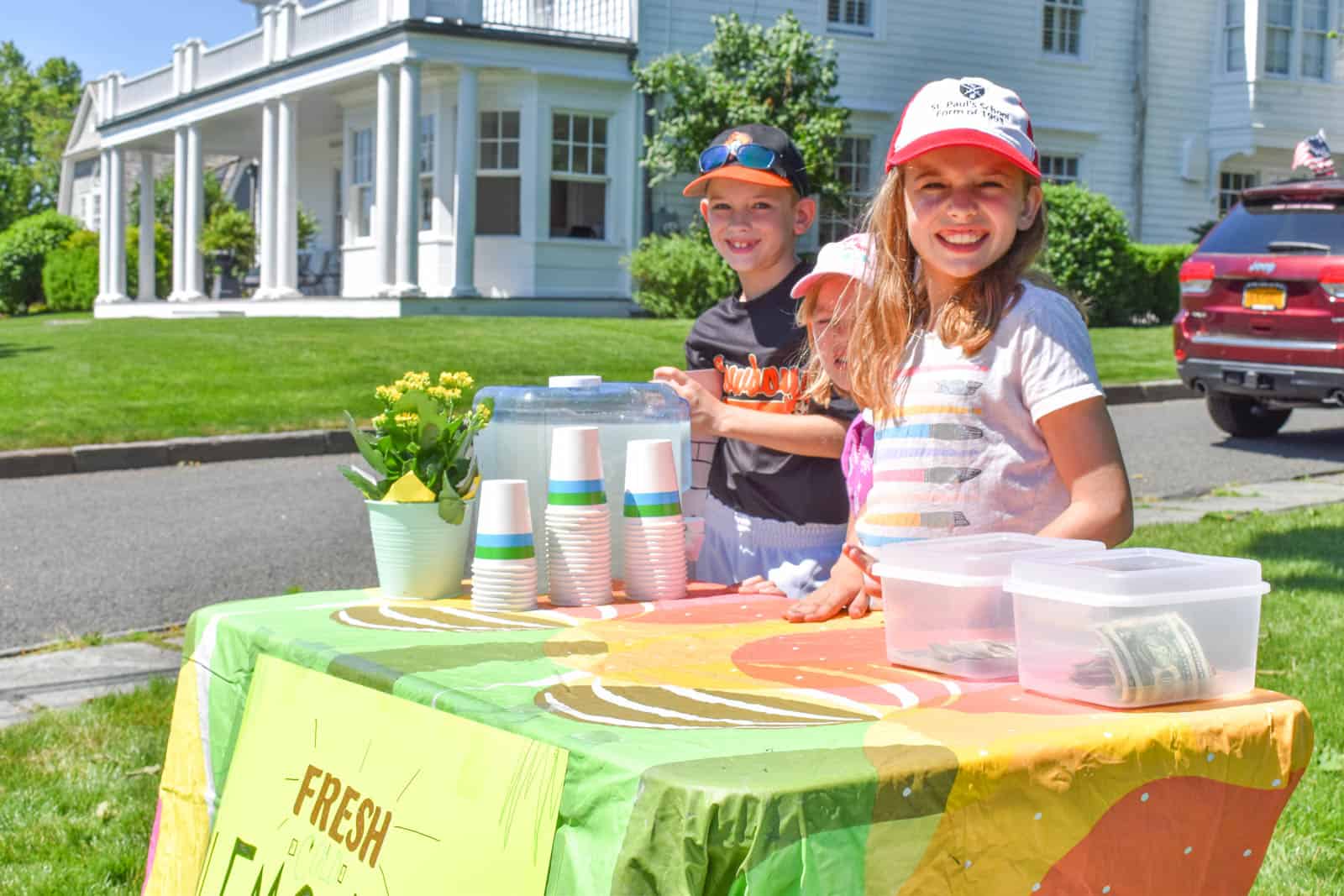 setting up a great lemonade stand