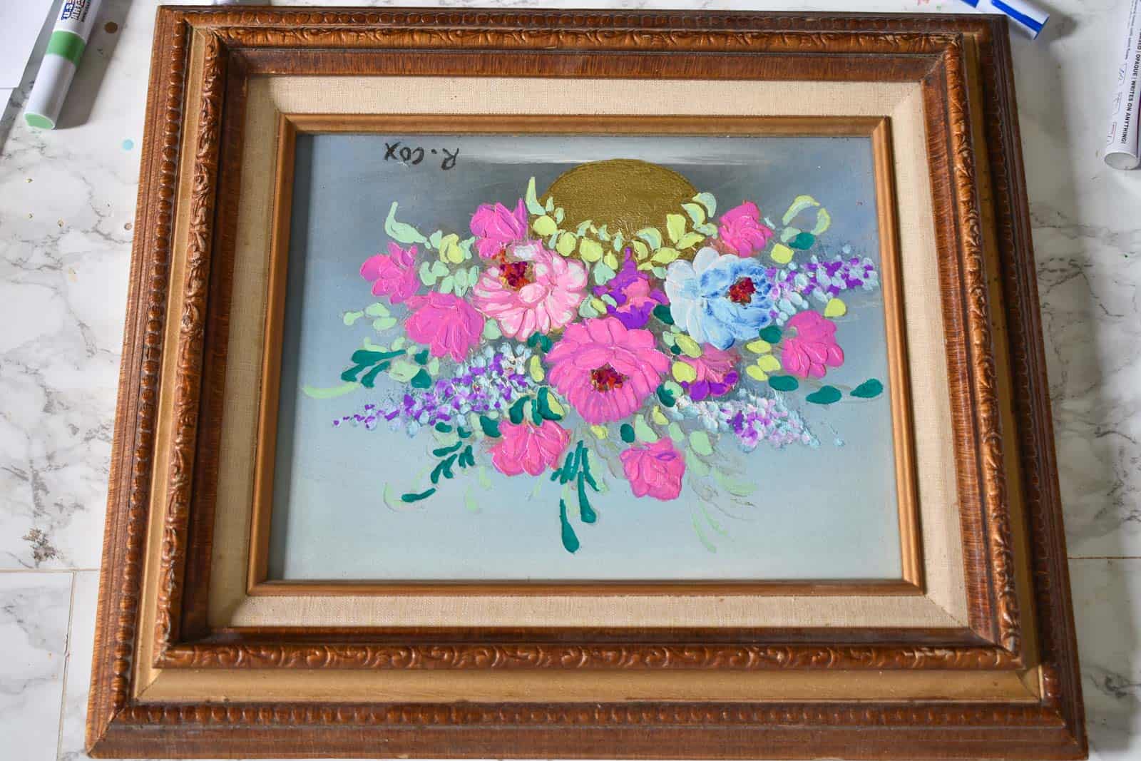 Thrift Store Art Makeover-5 - At Charlotte's House