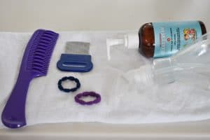 Tools needed to get rid of lice