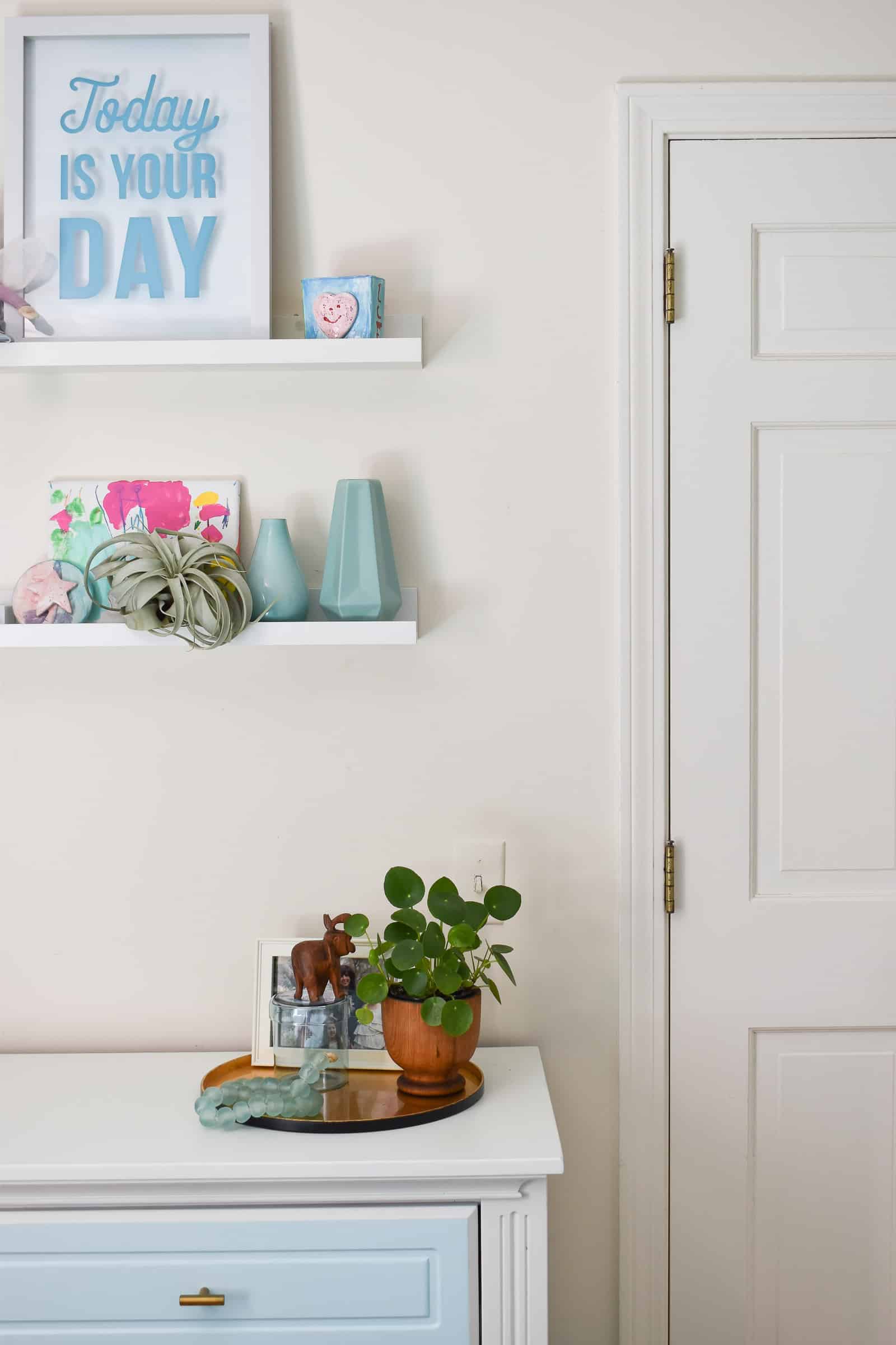 dresser in little girls bedroom