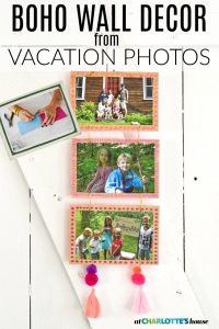 crafting with vacation photos