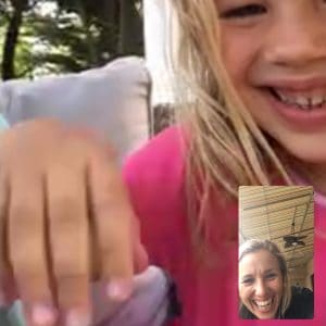 Face Time friends and family to brag about potty training