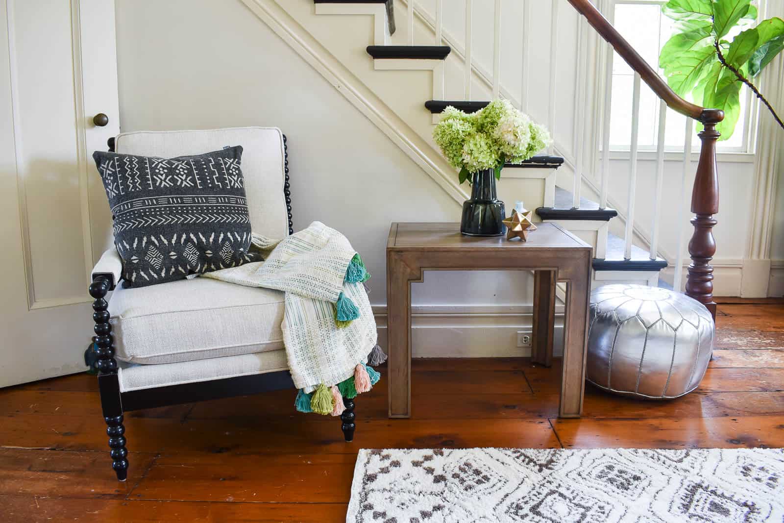 end table to coordinate with console table in foyer