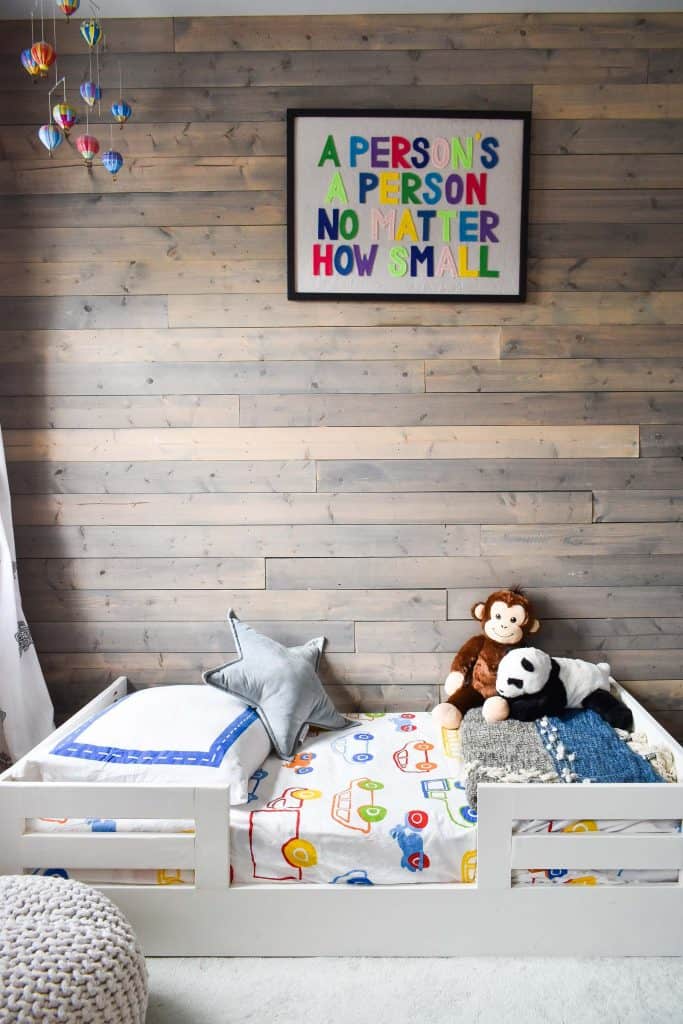 How to Make a Toddler Platform Bed With Rails18 At Charlotte's House