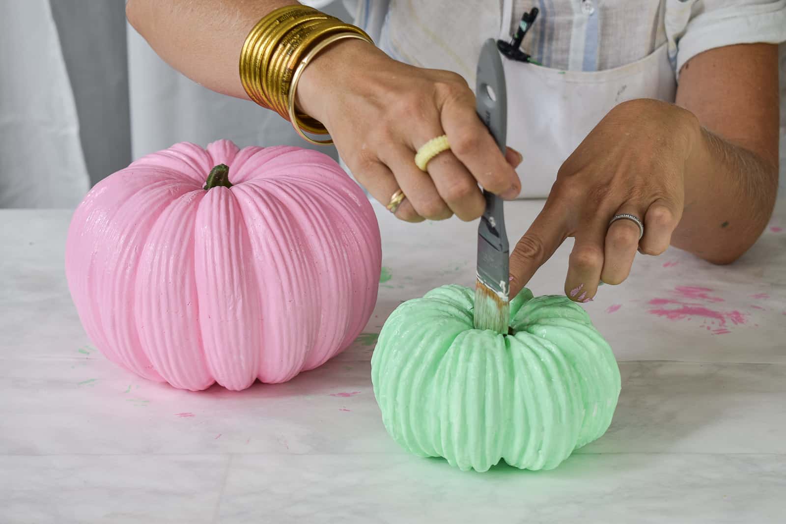 paint the pumpkins