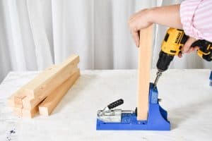 add pocket holes to lumber