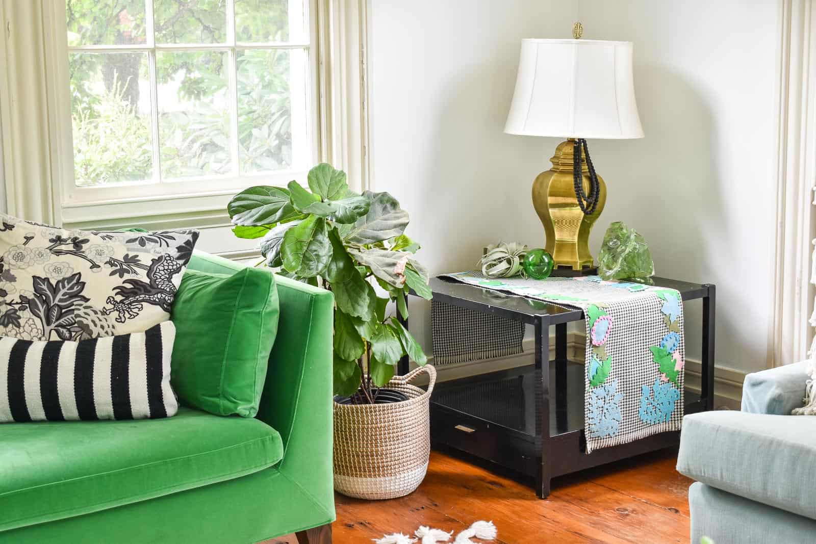 making a fall table runner with felt