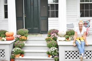 easy fall porch decor