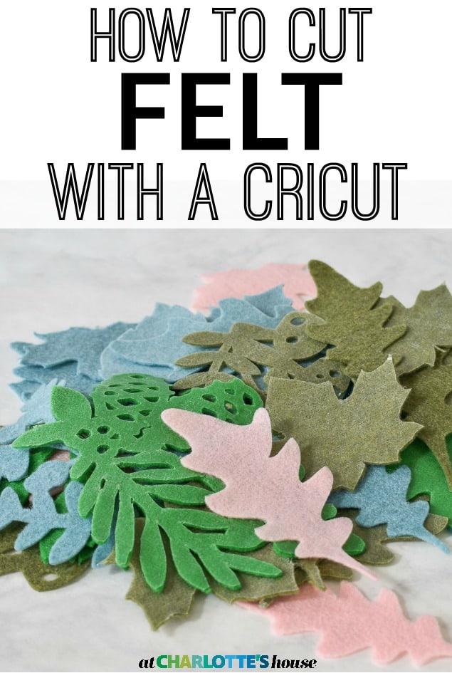 cutting felt with a cricut