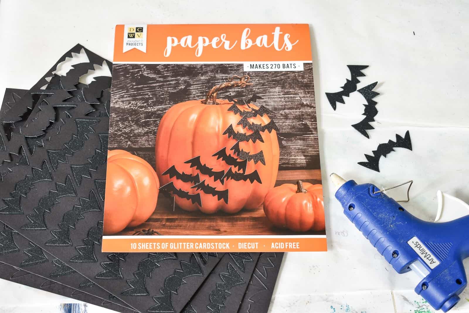 halloween paper bats