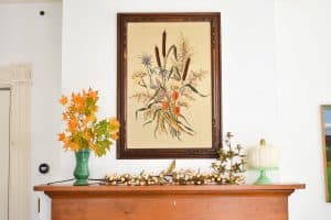 finding the right balance on your mantel