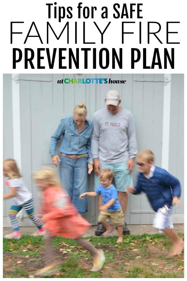 tips for a safe family fire protection plan