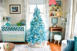 Kids Blue Christmas Tree