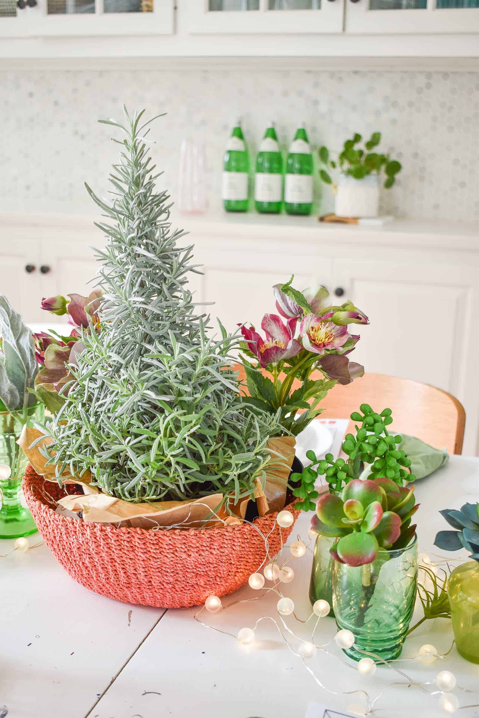 simple centerpiece for kids thanksgiving table