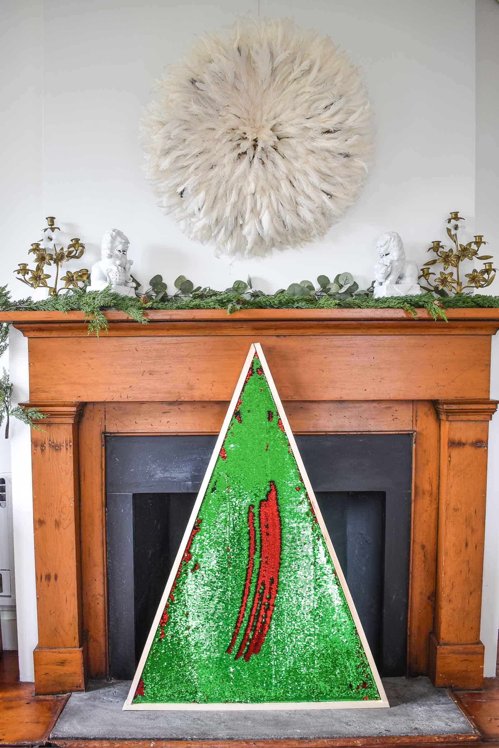 mermaid sequin tree for christmas