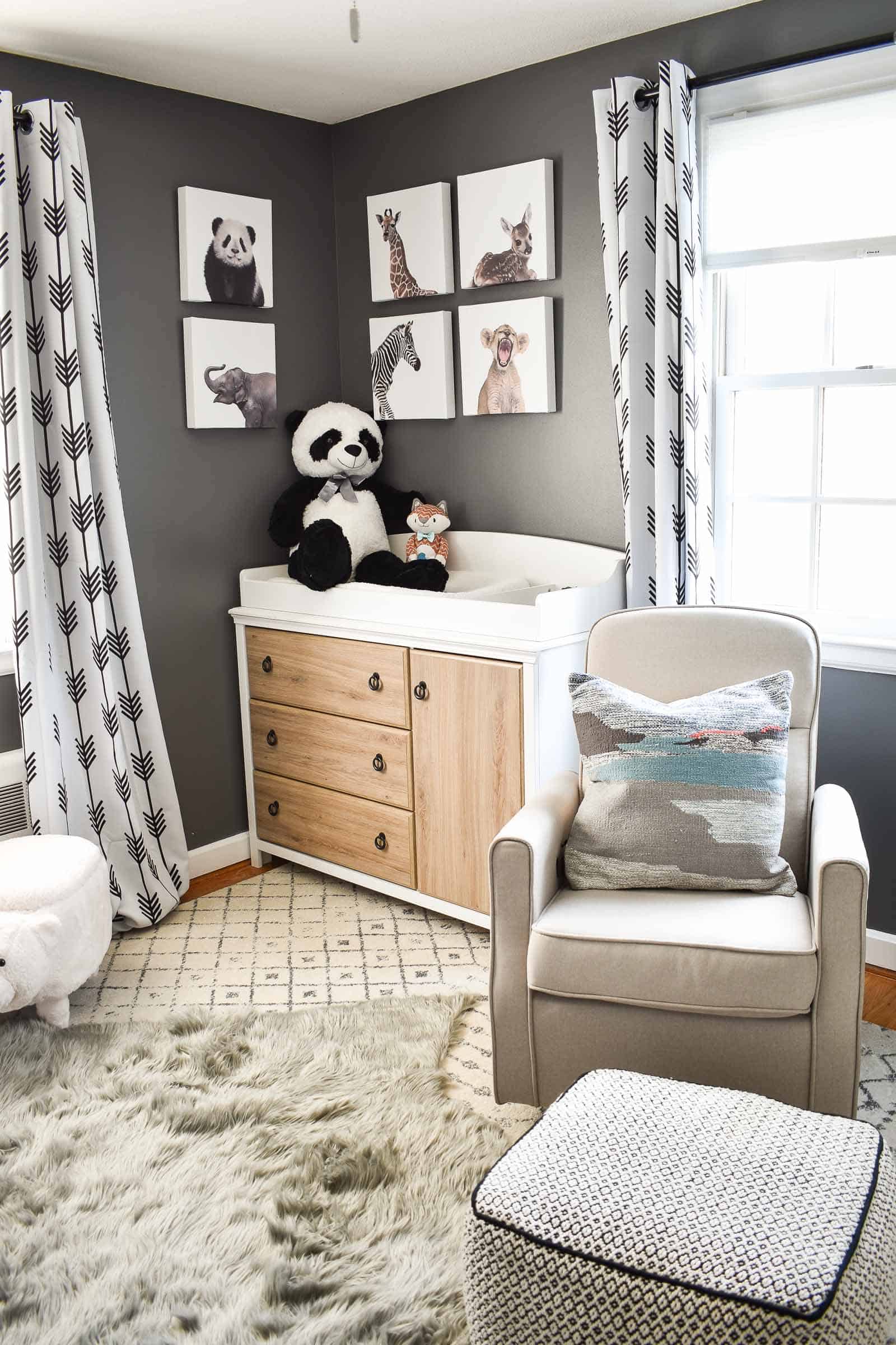 lush rugs in boys nursery