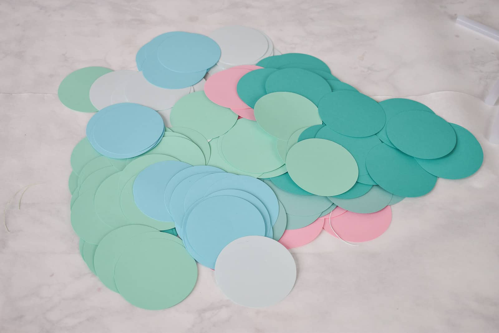 cut out paper circles