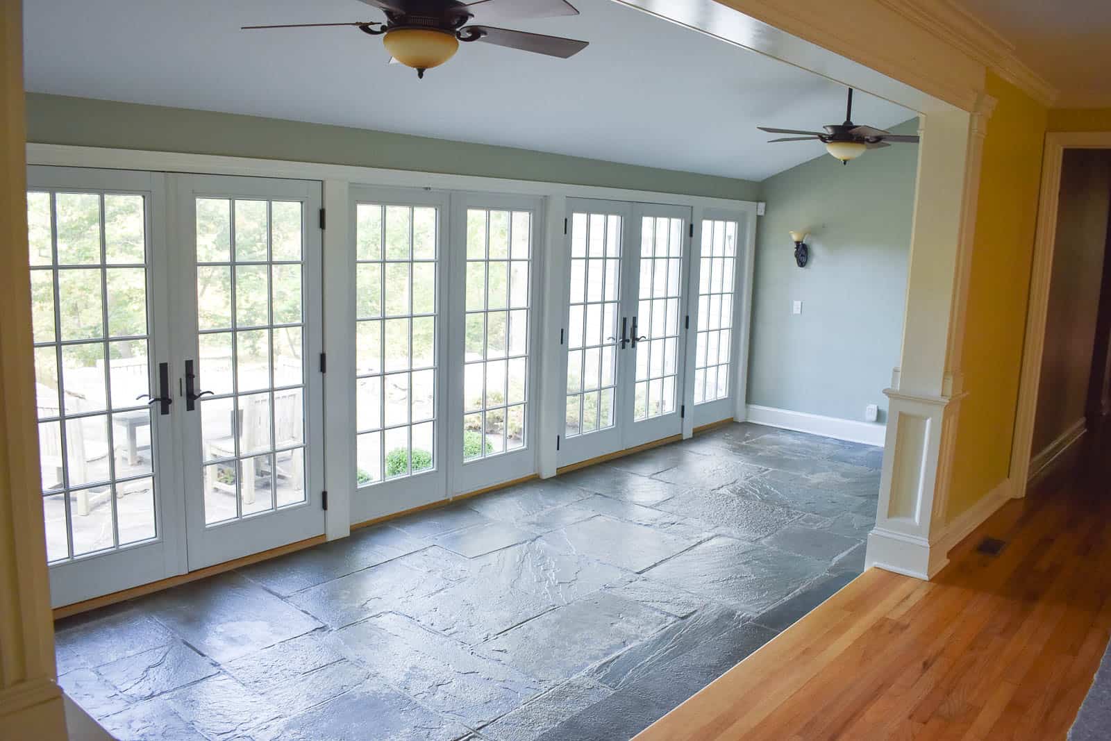 sunroom to be used as a playroom