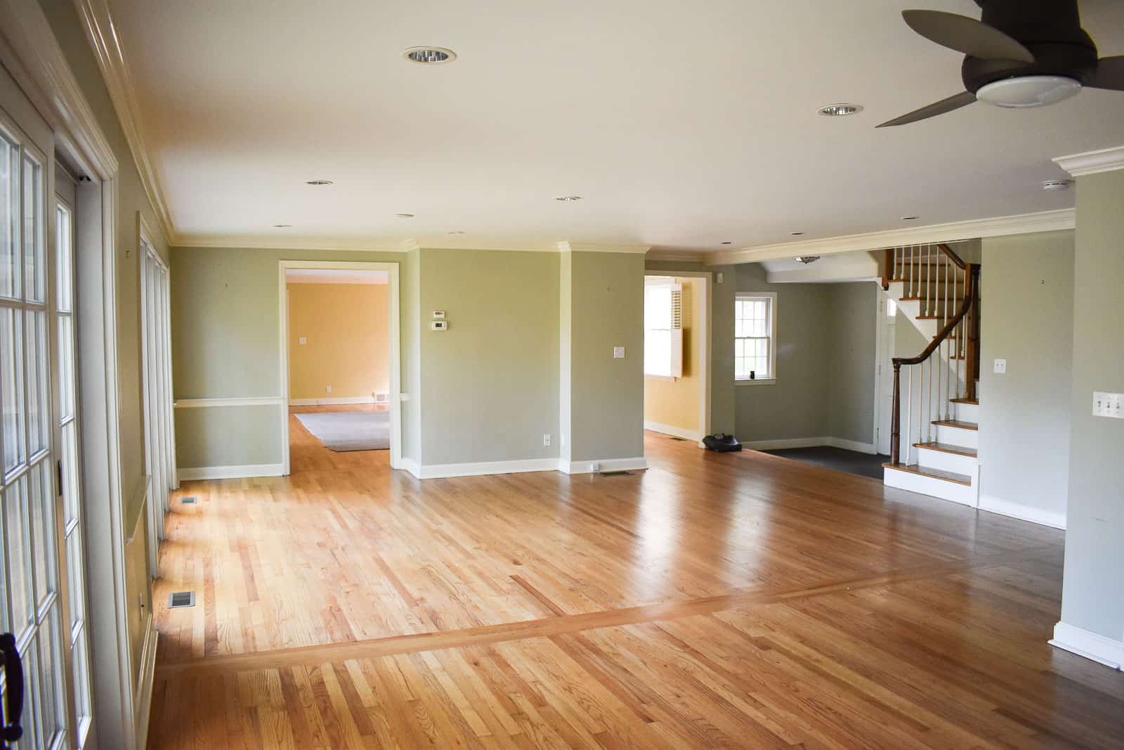 main living area of rental