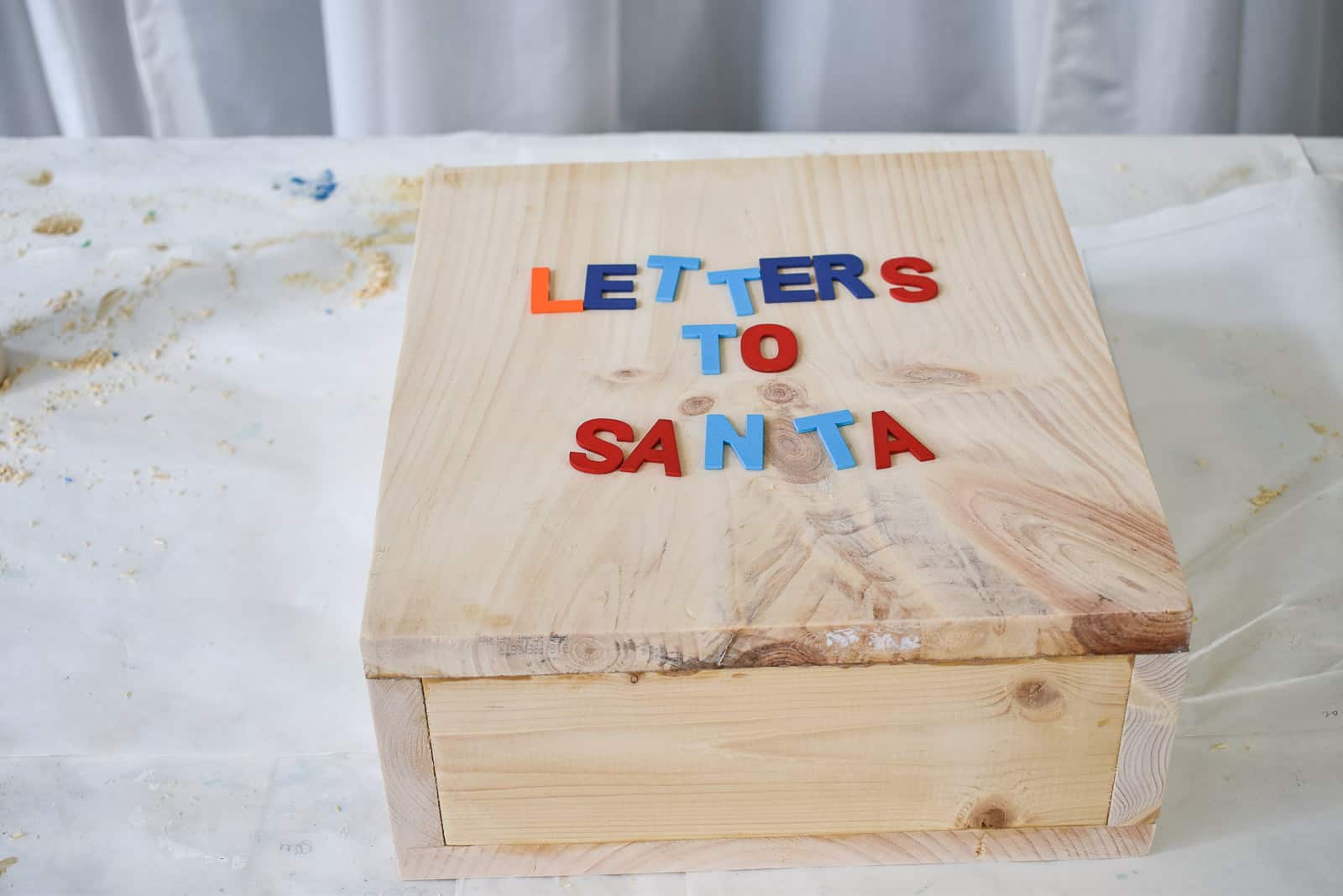 arranging letters to santa