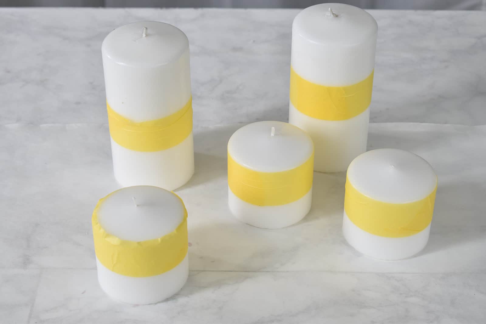 tape off candle