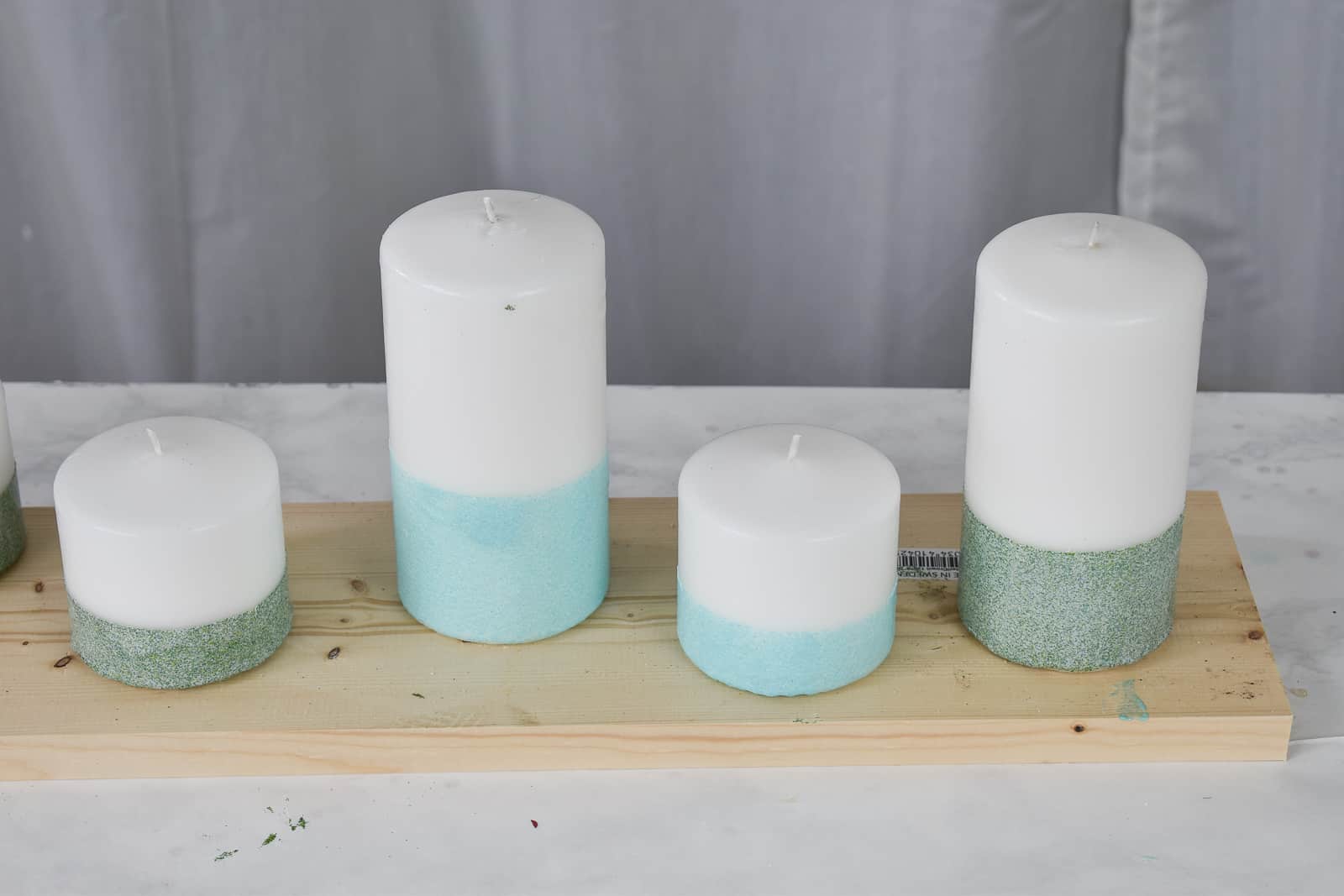 Decorate Candles with Glitter and Mod Podge - Mod Podge Rocks