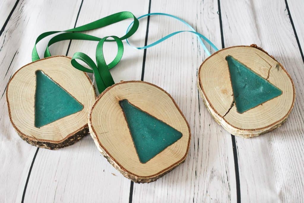Day 12 Twelve Days of Ornaments Resin Pour Christmas Tree Ornament